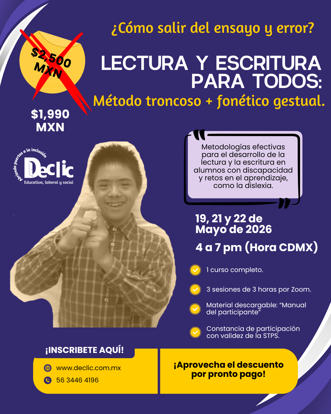 Curso Letura para todos (2) Curso Streaming / A distancia. Lectura para todos: Método Troncoso + Método Fonético Gestual - Image 1